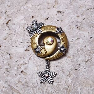 Vintage 2007 Patricia Dash "Hope" Snowflake Brooch